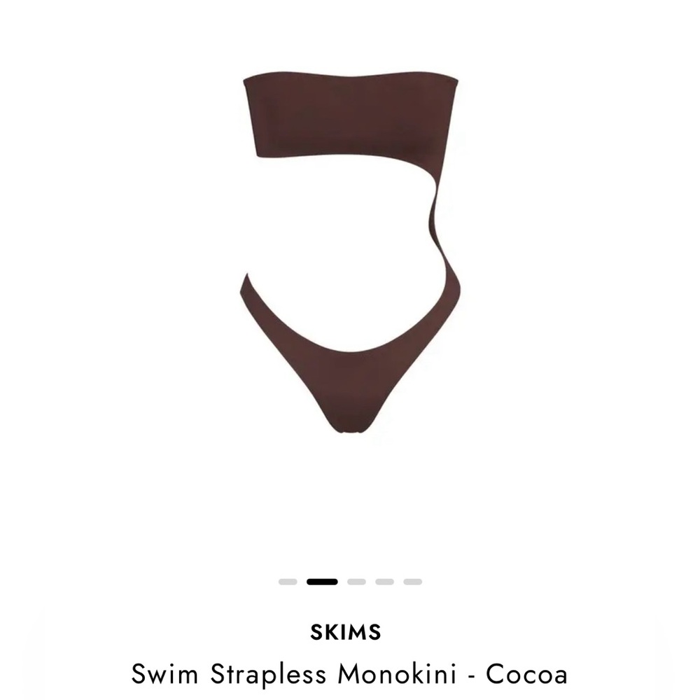 NWT| Swim Strapless Monokini| Cocoa| XL